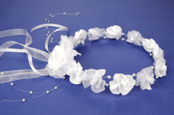 6.4./753 Communion head wreath with pearls