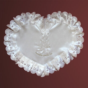 1.7.2.SR  Christening robe - heart