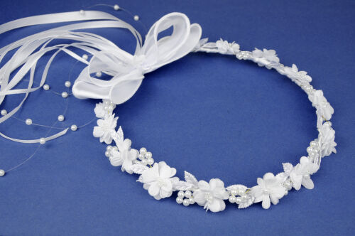 6.4./779 Biały wianek komunijny